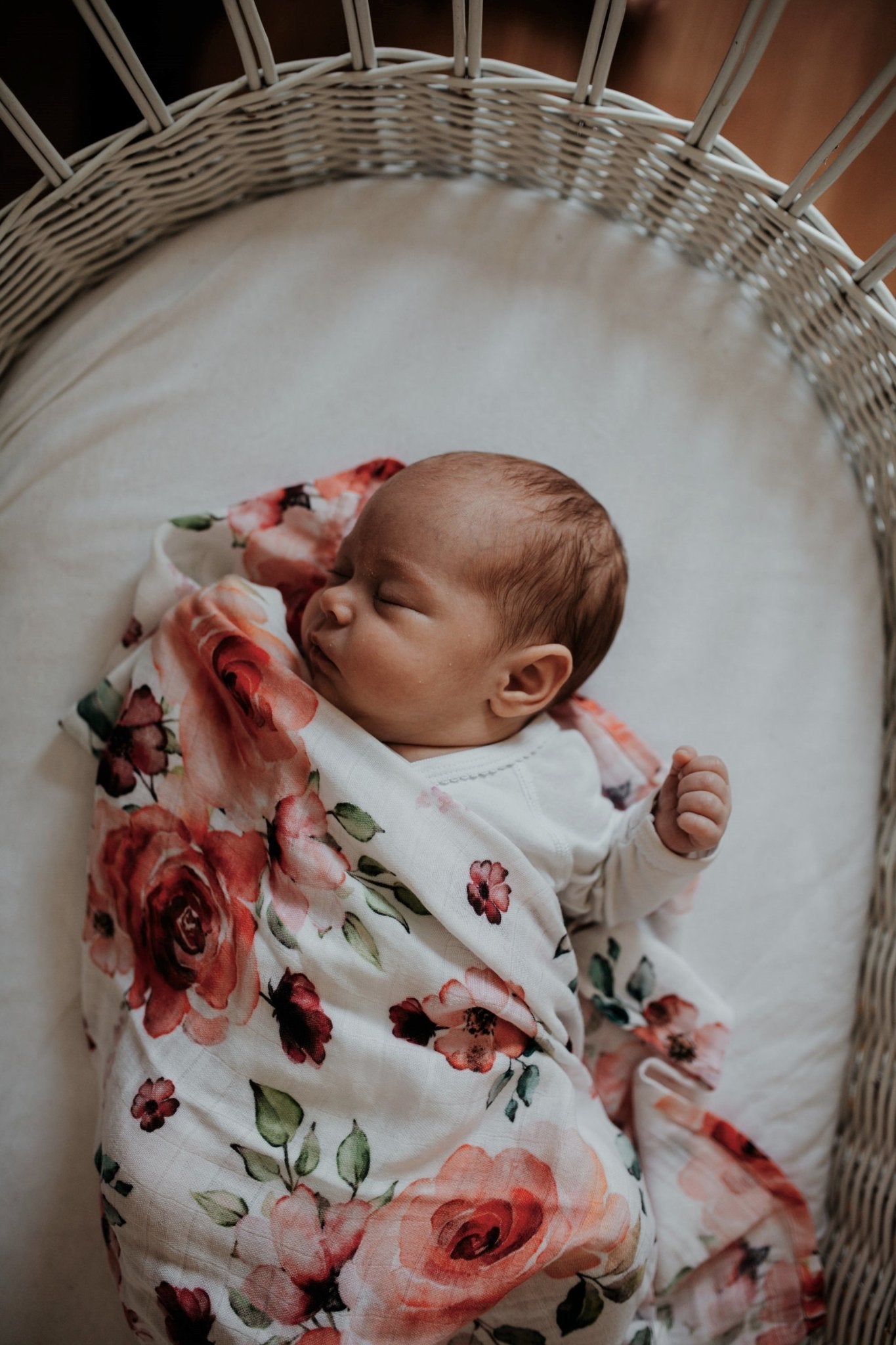 BABY MUSSELINTUCH ROSES - Mini Indians