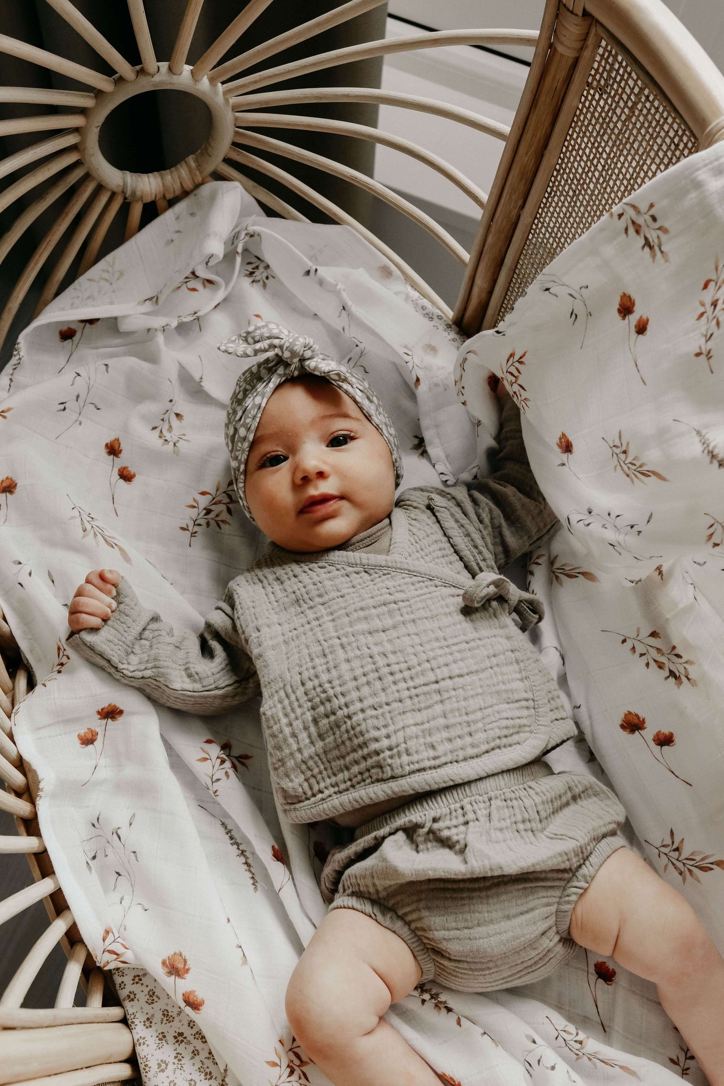 BABY MUSLIN SWADDLE BREEZE (120x120cm)